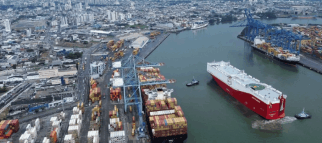 Porto de Vila do Conde lidera movimentação no primeiro semestre.
